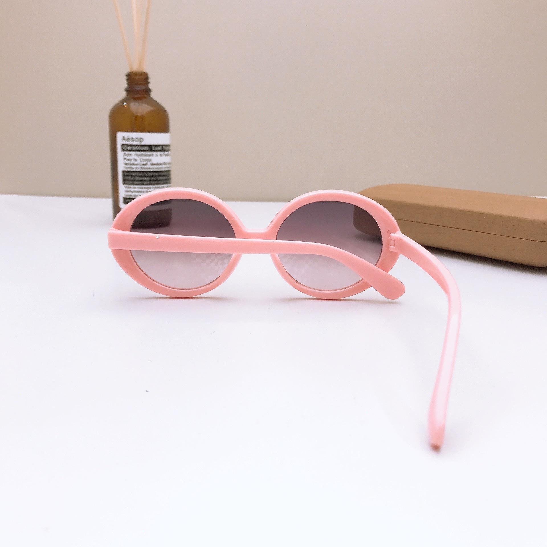45g Weight Full Frame Glasses Structure Sunglasses Classification Ac, UV400 Protection Lens Material Oval Frame Glasses Style Travel, Daily Occasion Solid Color Pattern All Seasons Season Children Unisex Gender Basic Style Basic Solid Color Ac UV400 Protection Oval Frame Full Frame Kids Sunglasses 11