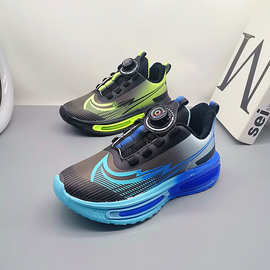 32-41码男童皮面二棉2025新款透气儿童鞋子大童老爹鞋运动鞋男鞋