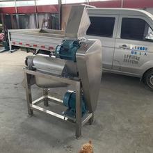 破碎打汁机 胡萝卜汁加工脱渣机 大型柠檬菠萝榨汁机
