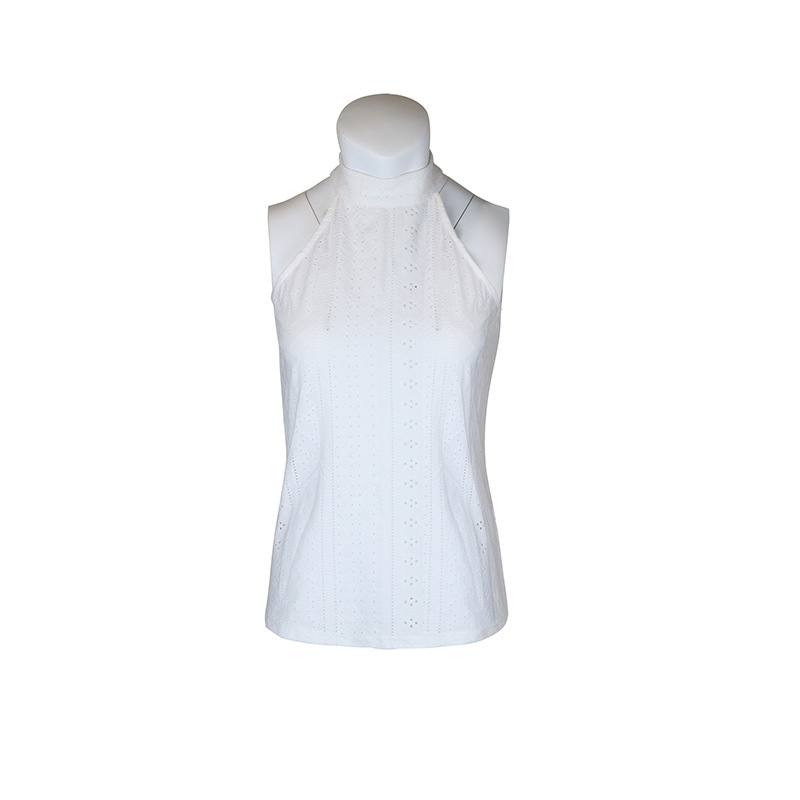 Camicie senza maniche con scollo all'americana e gilet in tinta unita_voghion.com