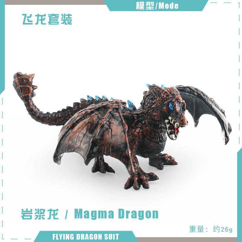 Exportación transfronteriza simulación de mitología occidental dragón modelo dragón de hielo dragón de acero fuego águila lobo dragón adornos estáticos de escritorio