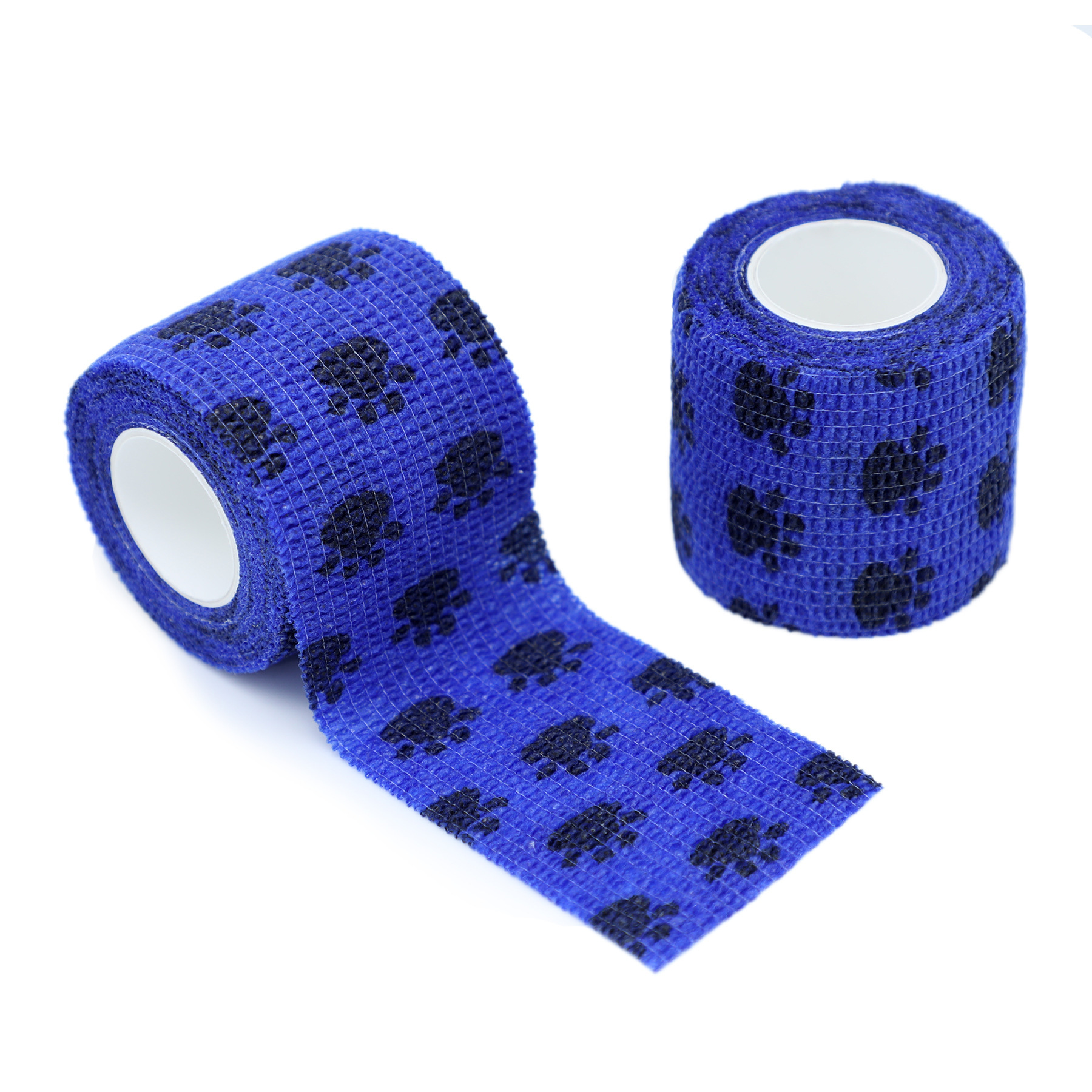 Huellas de calabaza azul oscuro