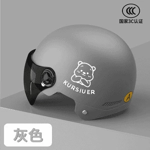 Motosiklet kaskı (dəbilqə) | Helmet for Outdoor Riding - regular-style-four-season-style-grey-wears-for-a-long-time-without-weighing-down-the-neck