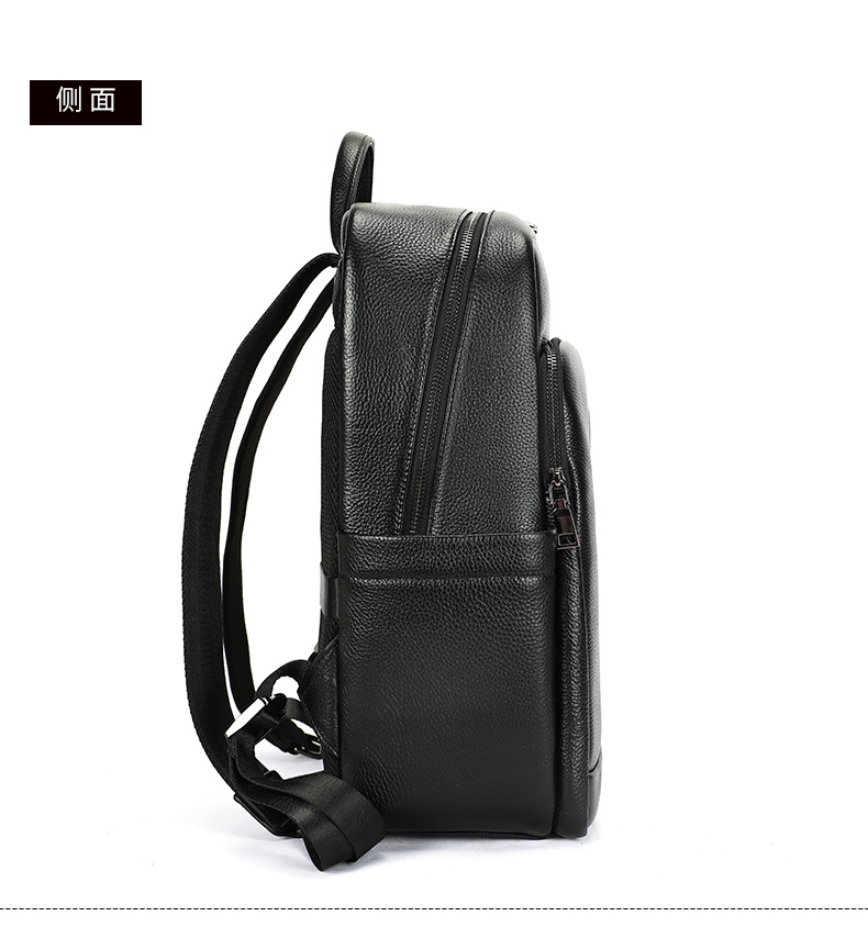 Ba lô nam công sở da bò cao cấp, đựng laptop 15 inch, dung tích lớn — 2348 Màu đen, 2349 màu đen, 2350 màu đen, 2351 Màu đen chi tiết 69