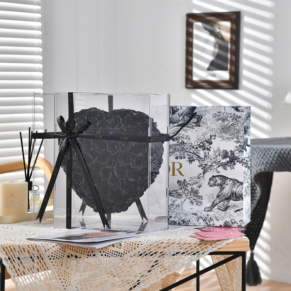 35*35cm 블랙스완 [완제품] [선물가방] 열어서 돈을 넣을 수 있습니다