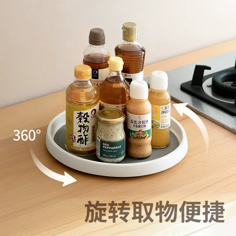 Кухонная rotating spice rack вращающийся пряный стеллаж настольный хранение косметики, пряничный стеллаж