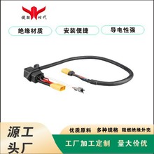 鋰電池連接6+2品字頭插頭線電源插頭電線6+2電動車換電櫃專用線