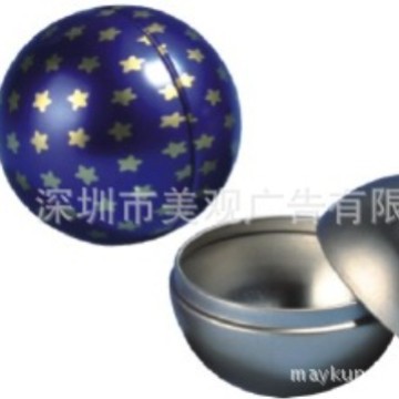 源头厂家 优惠供应精美马口铁ML-126球形罐 糖果罐 巧克力罐