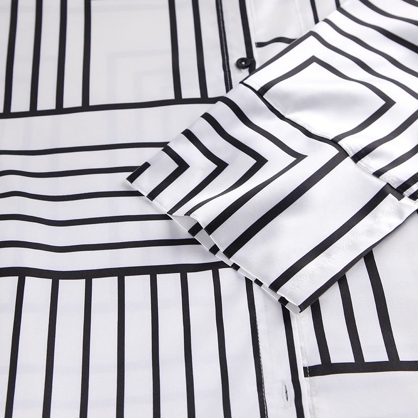 Women's Fashion Stripe Spandex Polyester Printing Pants Sets display picture 19