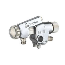 PRONA台湾宝丽RA-100R丸吹喷枪 自动喷枪 圆头喷枪水性涂料喷枪