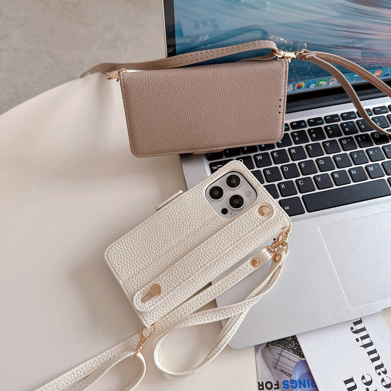 Suitable for iPhone Apple 17E Flip Cover 13 Crossbody Phone Case 15 Lanyard 16 Multifunctional 12 Card Slot Leather Case New Suitable for iPhone Apple 17E Flip Cover 13 Crossbody Phone Case 15 Lanyard 16 Multifunctional 12 Card Slot Leather Case New