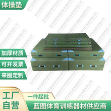 折叠珍珠棉体操垫瑜伽健身户外运动跳舞跆拳道摔跤帆布体操垫子