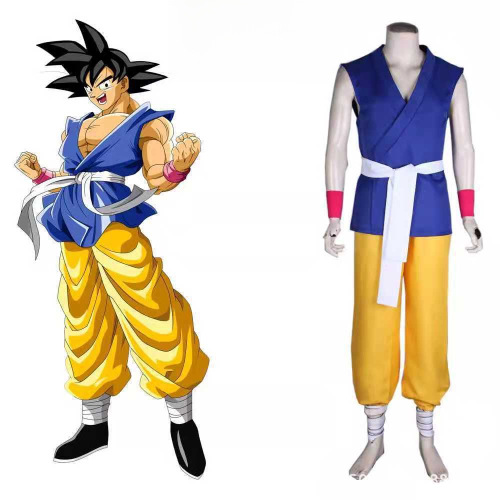 Dragon Ball Heroes Goku Anime Costume Cosplay Halloween Dragon Ball Goku Training Suit