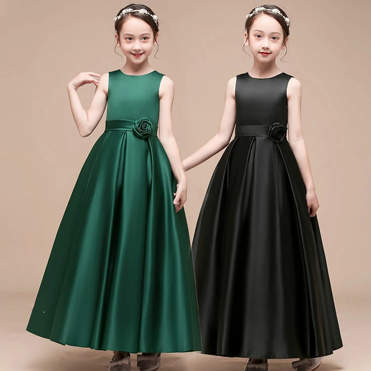 Robe de spectacle pour fille – Élégante robe de princesse pour récitals de piano et événements formels (80-160 cm, 8 couleurs)_voghion.com