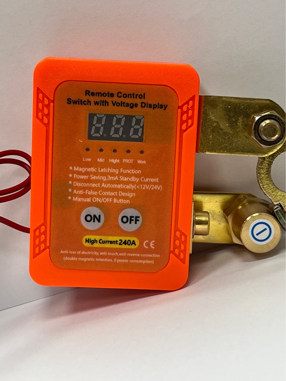 25 New Models of Cut-Off Switches 12V240A Remote Battery Disconnect Switch Automatic Power-Off Switch for Cars and Large Trucks