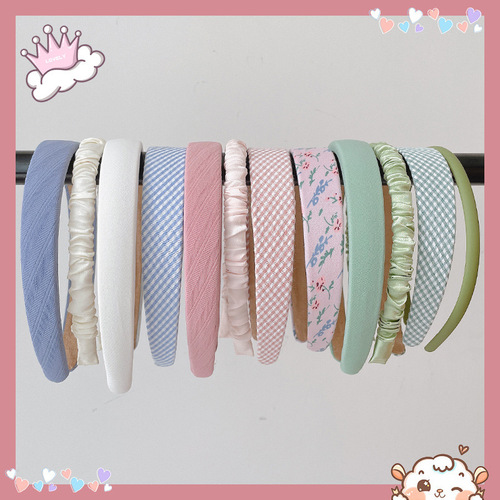Hairband Internet celebrity 2024 new hair accessories French face wash hairpin headband hairband women go out hair pressure headband hair bundle