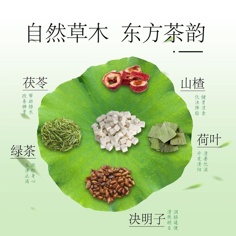 Quyingブランドのポリア、蓮の葉茶、カスタマイズされたみかんの皮、蓮の葉、ポリア、サンザシ、卸売桑の葉と菊の茶|undefined