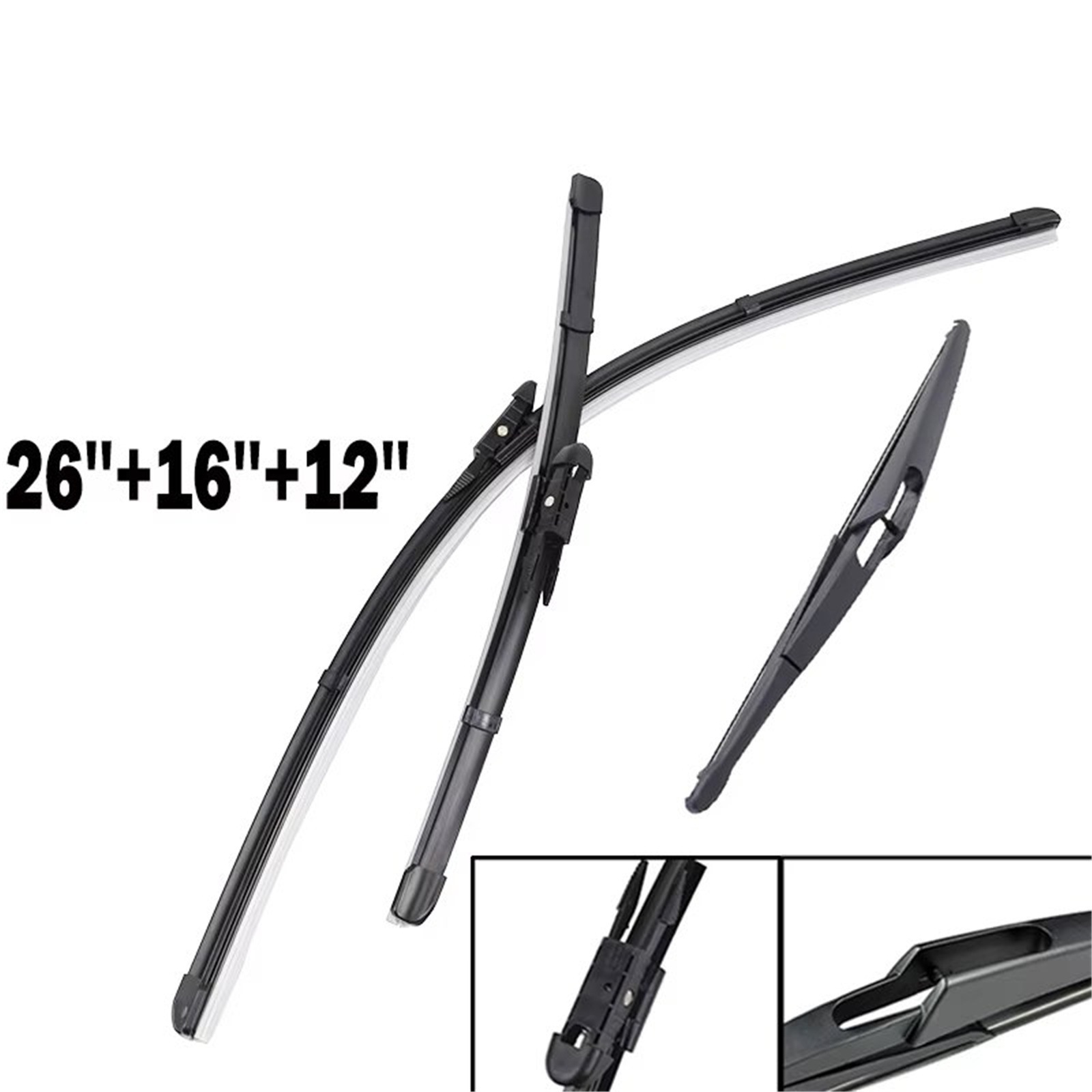 Suitable for Opel Corsa D 2006-2014 Models 26+16+12 Wiper Blades