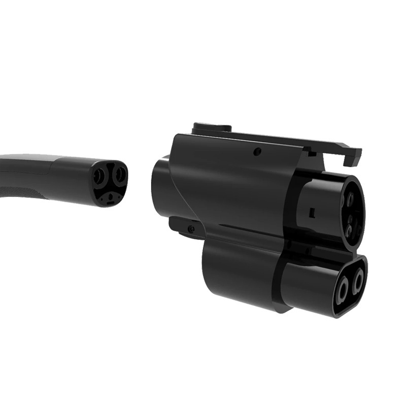 特斯拉转美标直流Tesla to ccs1500v500A250kw直流充电桩转接器