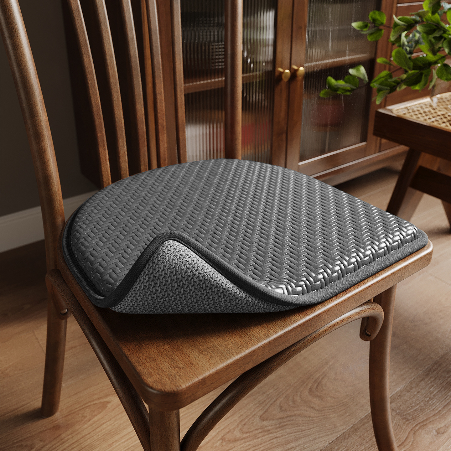 Cojín de silla de comedor chino de doble cara cojín de silla de madera roja cojín de esponja gruesa cojín de silla de madera maciza cojín de asiento de cojín