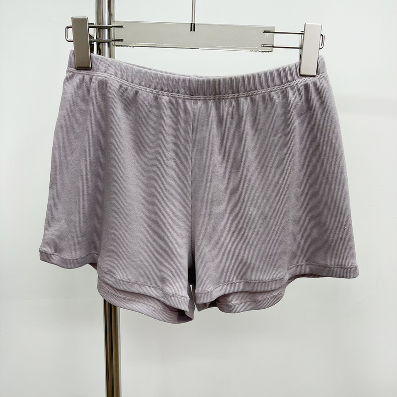 スキムズと同じCOTTONRIBリブ編みショートパンツ、ルーズショート、アメリカンスタイルのセクシーでカジュアルなスポーツショートパンツ、超ショート丈|undefined