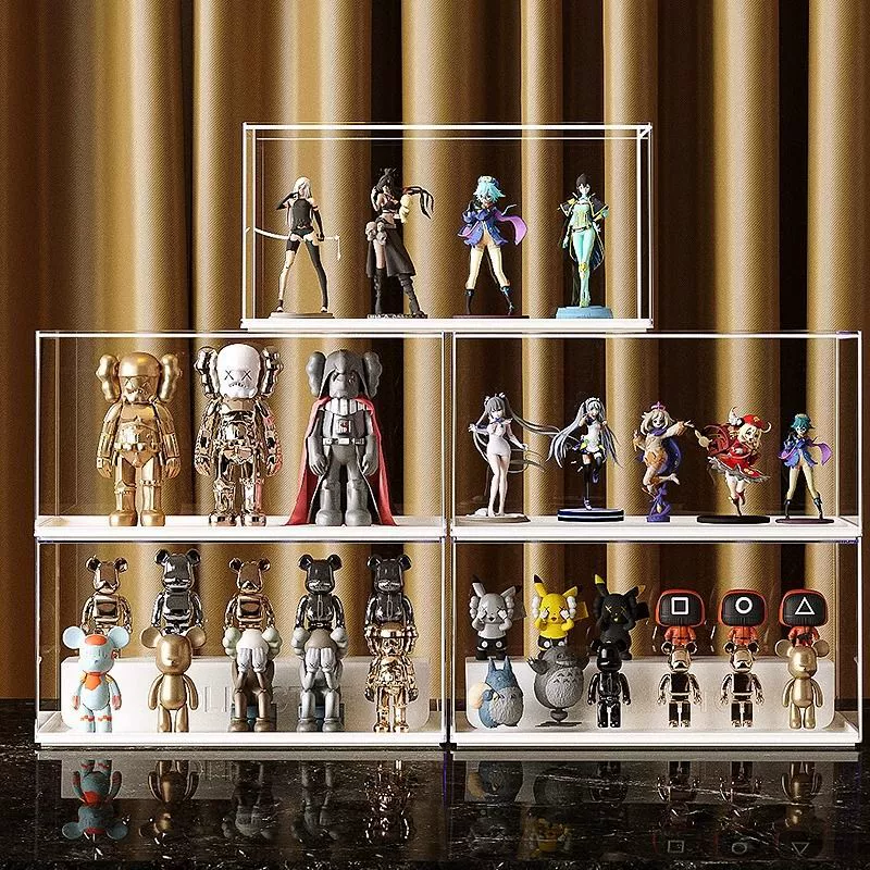 Lego, система хранения, подставка для минифигурок, акриловый конструктор
