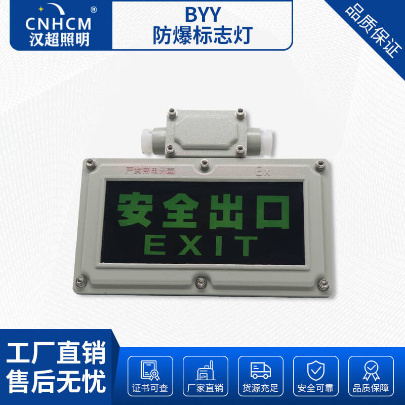 BYY Explosion-proof lights fire control Evacuation indicator led Explosion proof emergency lamp Safe exit Lights