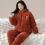外穿加厚冬季保暖家居服
