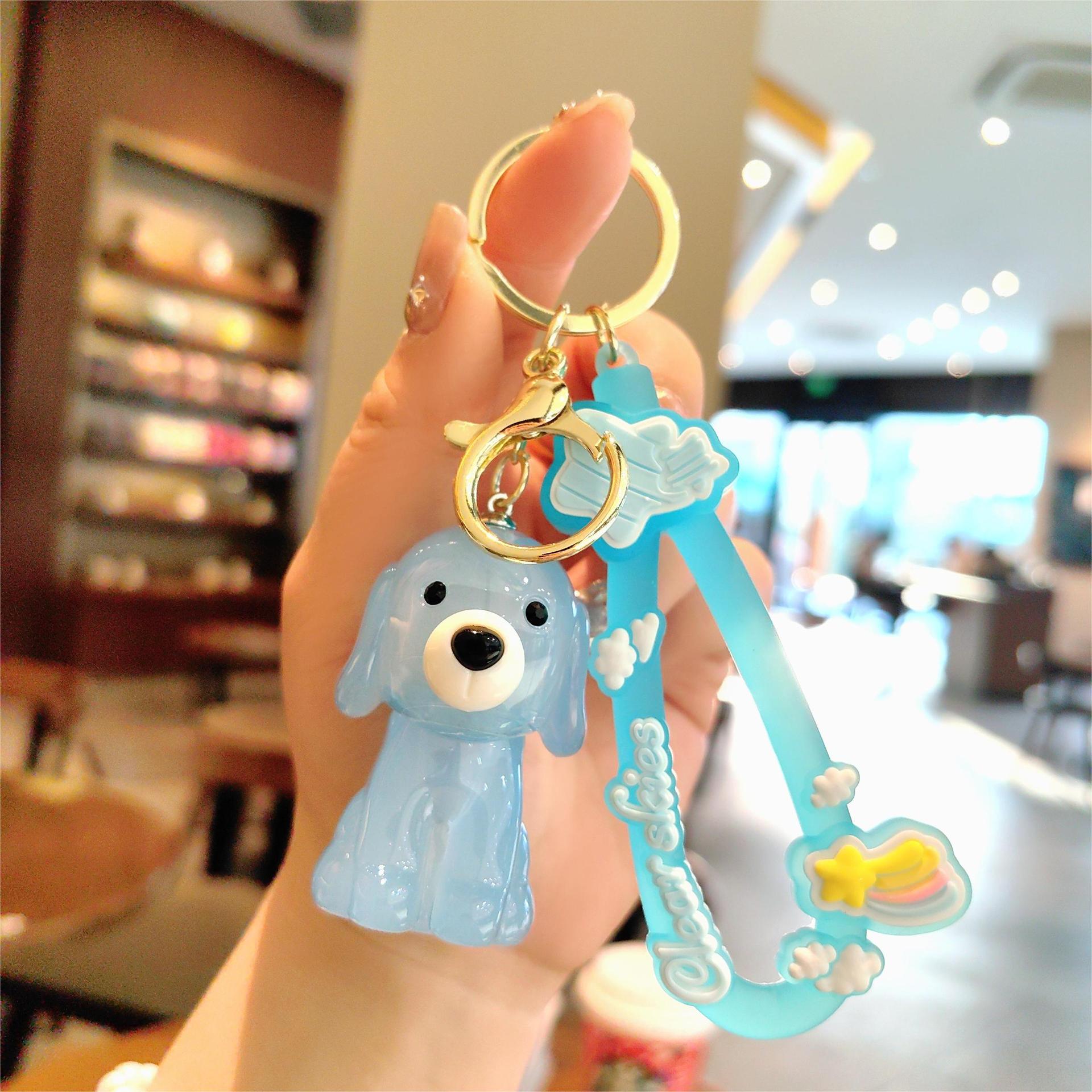 Holiday, Daily Occasion 1 Piece Cute Dog Acrylic Unisex Bag Pendant Keychain