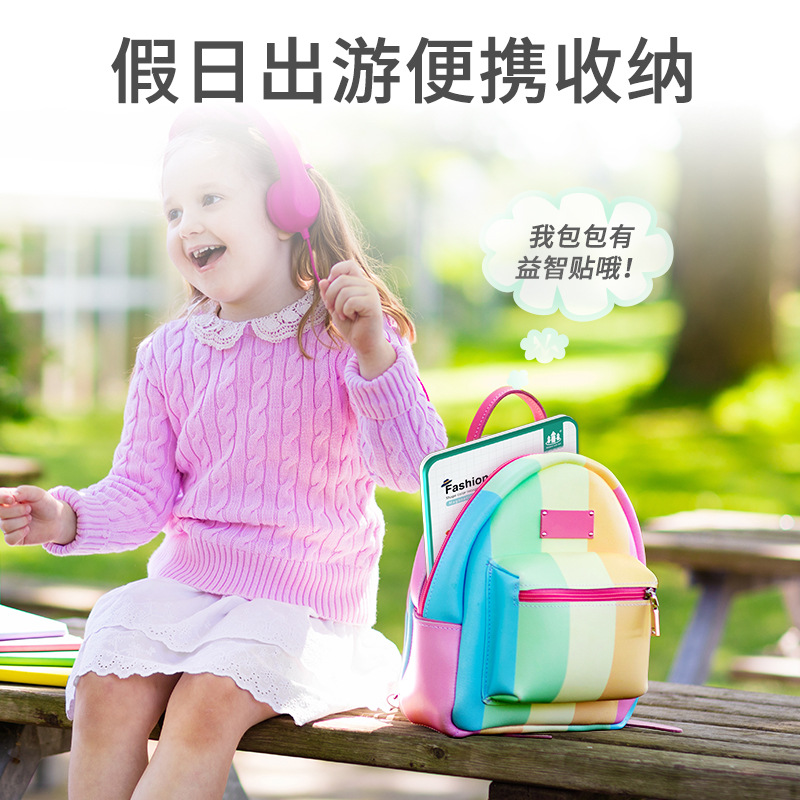 Rompecabezas magnético para niños pegatinas magnéticas educativas 2-3-4 años 6 niños y niñas Bebé Kindergarten Madera Juguetes de educación temprana