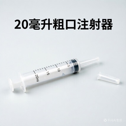 20ml Syringe Without Needle, Large-Caliber Plastic Wide-Mouth Irrigator, Injector, Feeding Enema with Cap 20ml Syringe Without Needle, Large-Caliber Plastic Wide-Mouth Irrigator, Injector, Feeding Enema with Cap