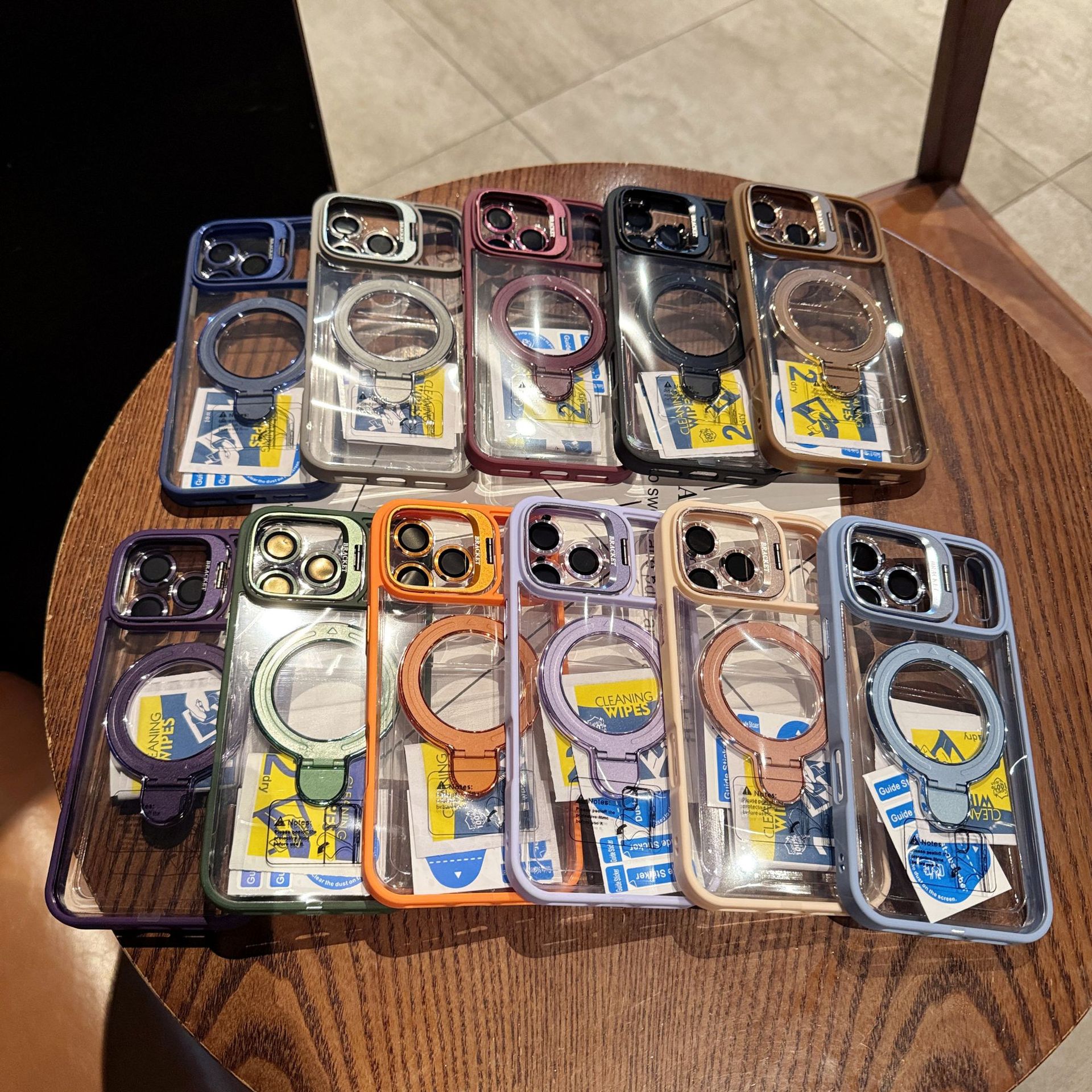 适用iPhone17ProMax手机壳U7一体双支架系列保护套五金按键苹果17