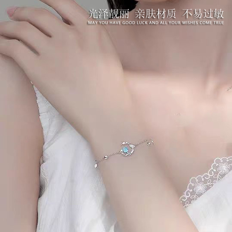 蓝桉树与鸟手链女网红新爆款轻奢高级感手饰品送女友生日纪念礼物|undefined