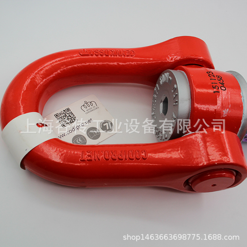 法国 CODIPRO 铰接式安全吊环 DSS M 64 UP 进口 不锈钢提升环