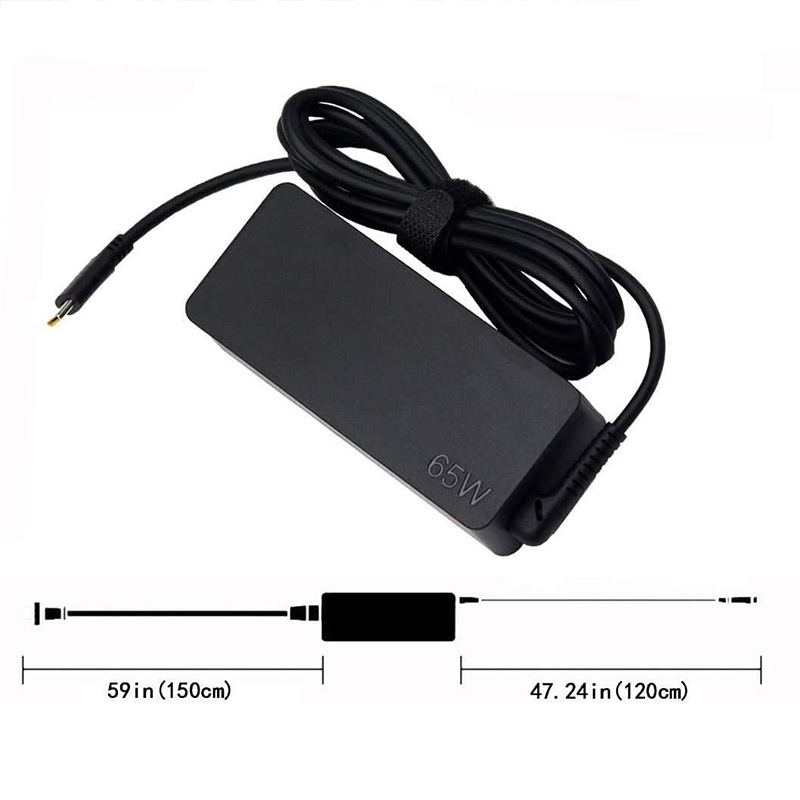 USB-C接口电源适配器20V3.25A TYPE-C 65W充电器适用联想笔记本