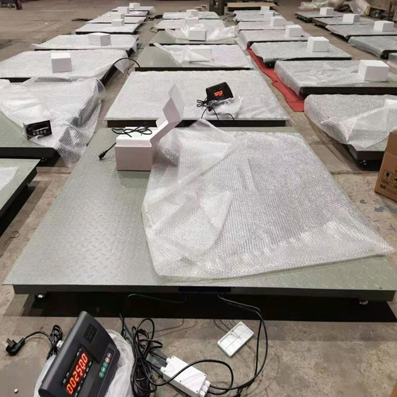 1.2米乘1.2米电子地磅 1500公斤固定式平台秤 废品站2000kg地磅称