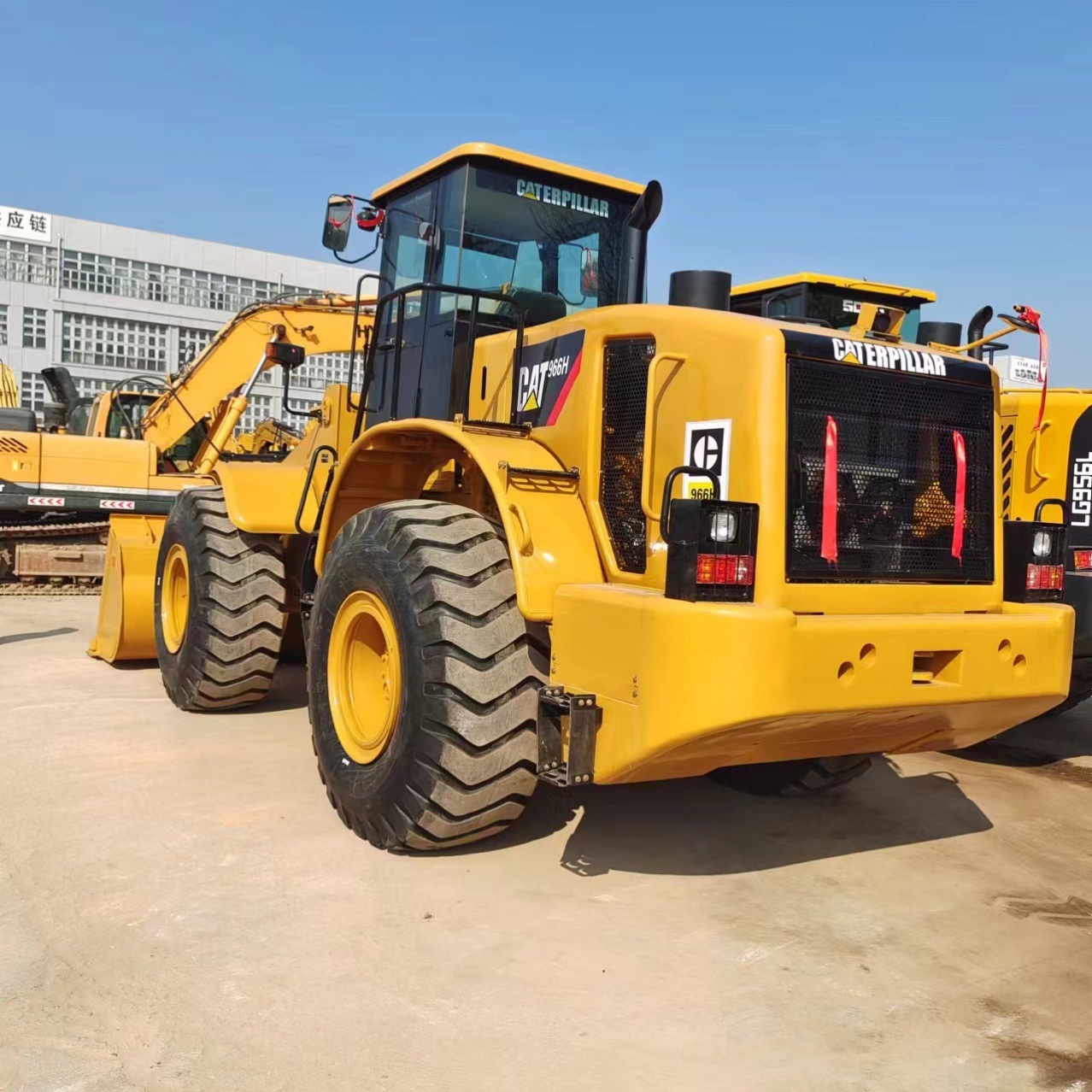 Línea de exportación de comercio exterior cargador de segunda mano 966H Liu Gong 856 956 carretilla elevadora