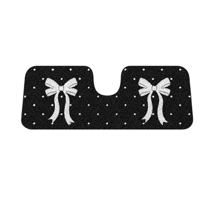 cute cartoon bow silk loop: Avtomobil döşəmə paspasları - broken-jade-soft-gauze-entire-back-row-silk-loop-50135cm1953