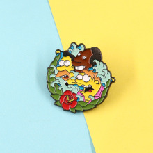 辛普森一家徽章动画情景喜剧主题人物胸针粉丝收藏礼物