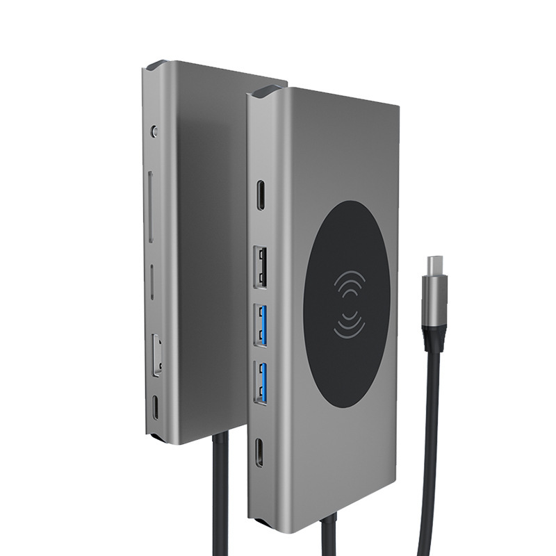 クロスボーダー爆金13合1 type-c拡張ドック4k無線充電usb hub多機能拡張ドックハブ|undefined