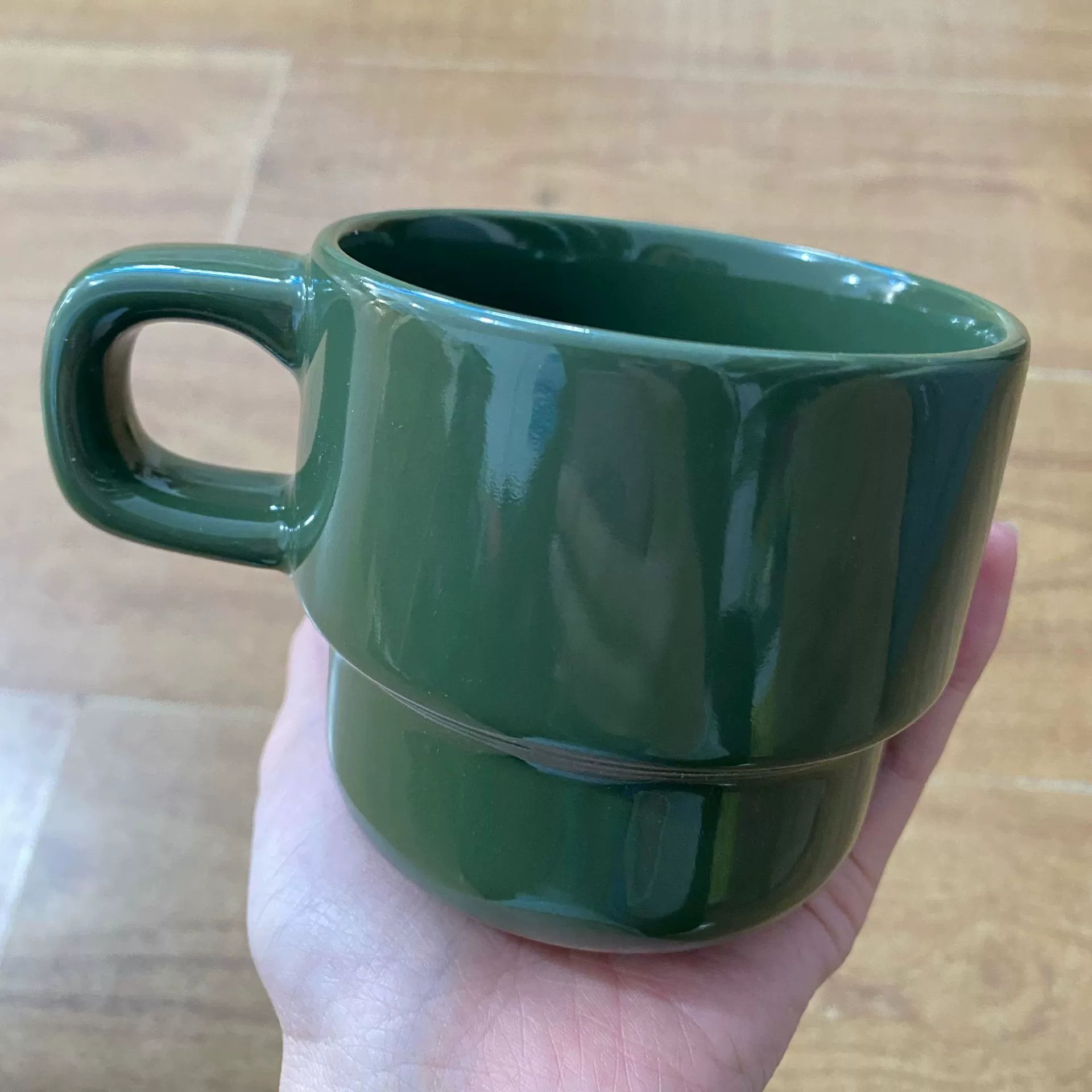 [新品 ins卡通叠叠杯多巴胺陶瓷马克杯情侣喝水杯子早餐牛奶咖啡杯]