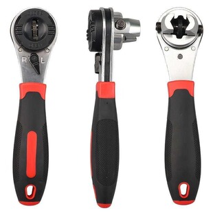 Adjustable universal multi-function 6-22MM ratchet adjustable open end wrench new high-grade hardware tools