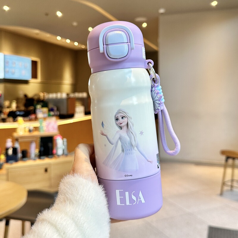 库洛米水杯儿童保温杯女孩双饮杯2025学生上学专用水壶316食品级|undefined