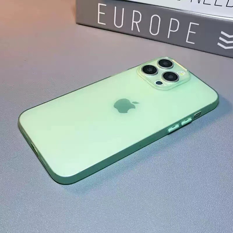 For Apple 14promax mobile phone case iPhone15 new 16 protective cover 13 ultra-thin frosted 12 transparent