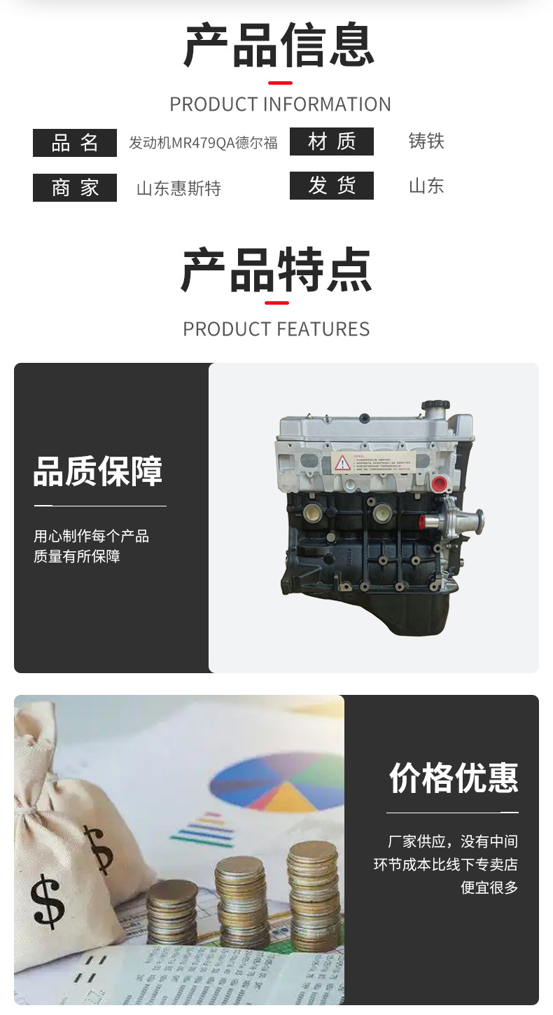 Ready Supply Geelyifan Engine Mr479Qa Lf479Q Engine Engine