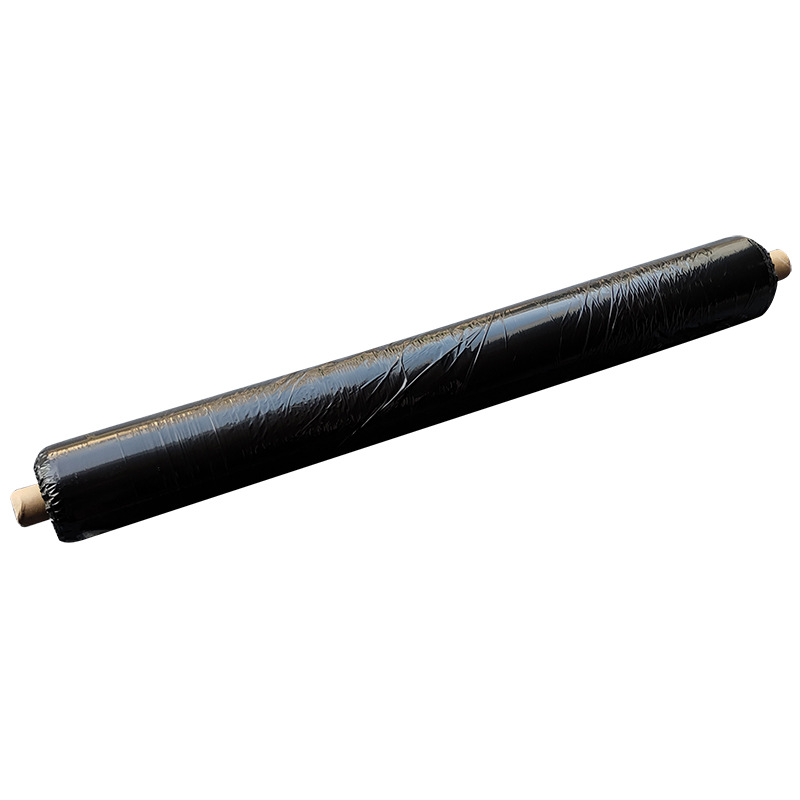 Mulchilla agrícola mulchilla de polietileno bicolor negro y blanco herbicida perforación plástico negro reflectante plata película mulchilla negra