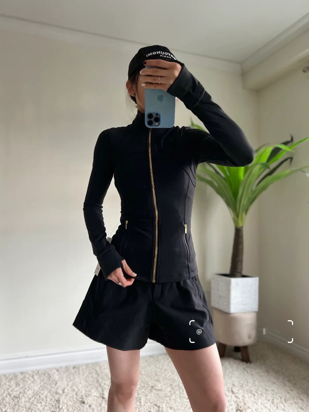 Primavera y verano chaqueta dorada con cremallera fitness Lulu nueva ropa de yoga chaqueta limitada deportes correr 2025 temperamento delgado image 3