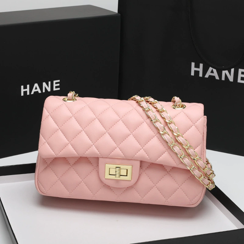 Цепочка, универсальная сумка через плечо, сумка-плечо, в стиле Chanel, сумка на цепочке, премиум, натуральная кожа