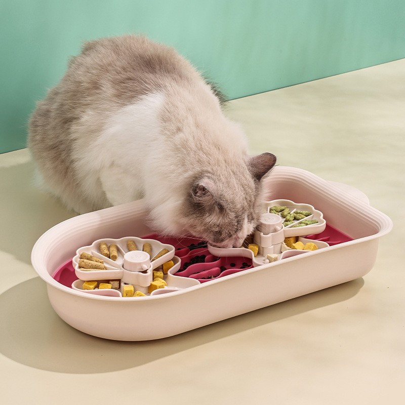 Plato de Comida Lenta para Perros de Plástico PP Antiahogo image 47