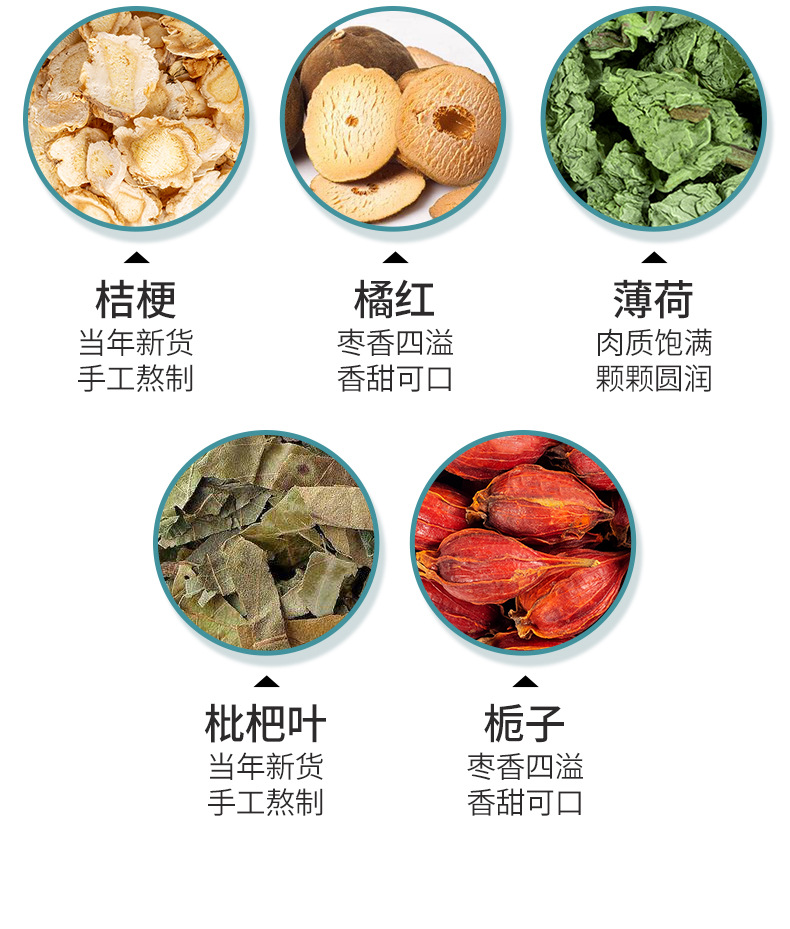 Shi Run Ji Herbal Tea Blend 100g Triangular Tea Bags with Luo Han Guo Honeysuckle Licorice Snow Pear Loquat key features